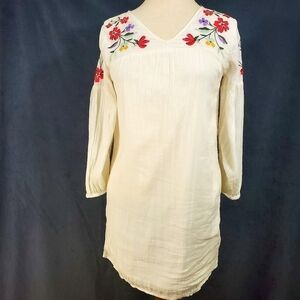 Old Navy Boho Flower Cotton Shift Dress